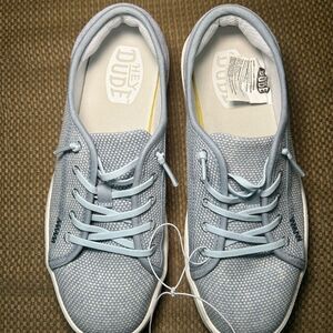 Hey Dude Women’s Cody W Blue Comfort Slip-On Sneakers Size 8W Casual Shoes